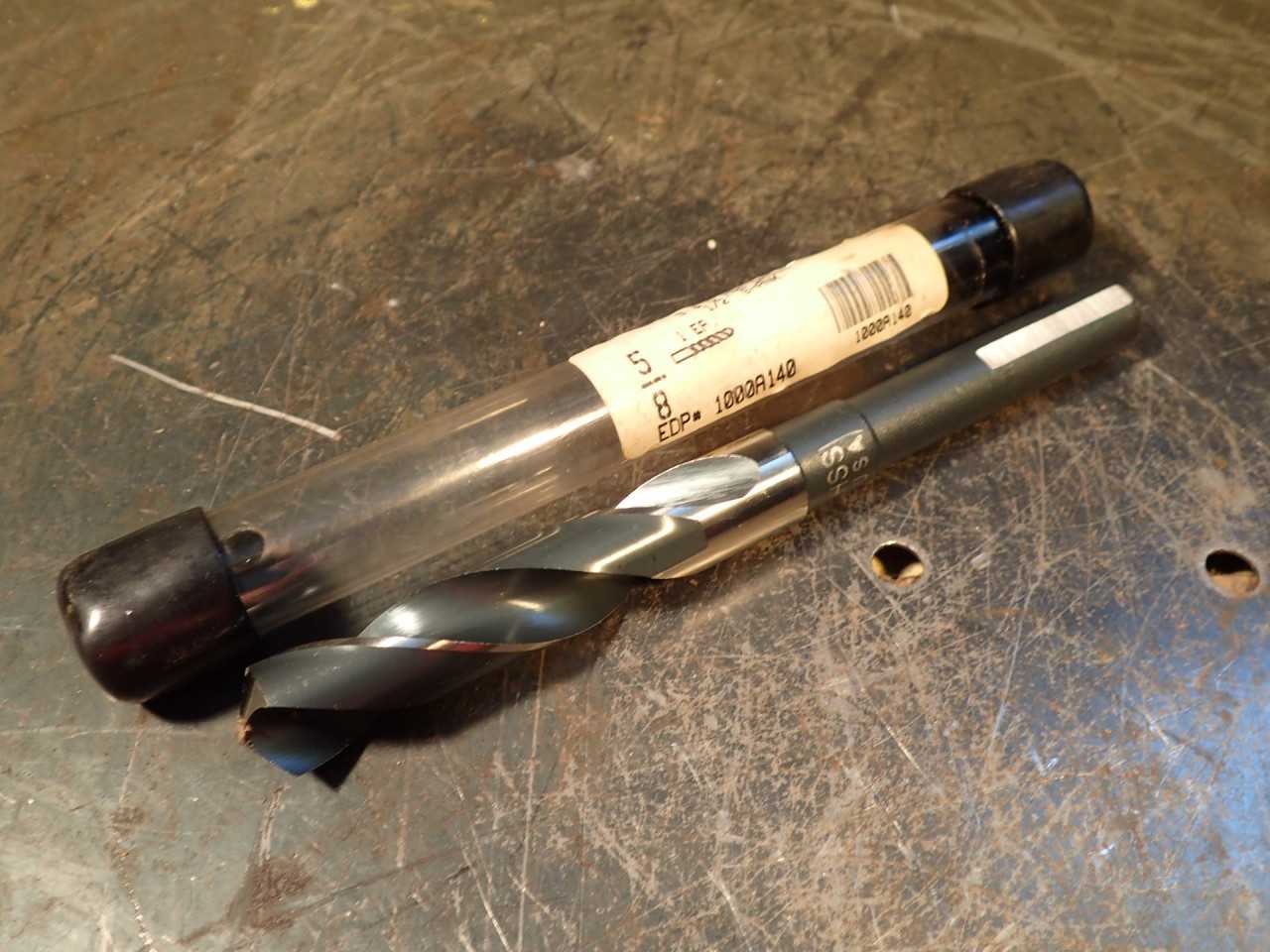 Drillco Silver & Deming S&D Nitro Reduced Shank Drill Bit 5/8" Dia 1/2 Shank USA - MACHINING EQUIPMENT PARTS