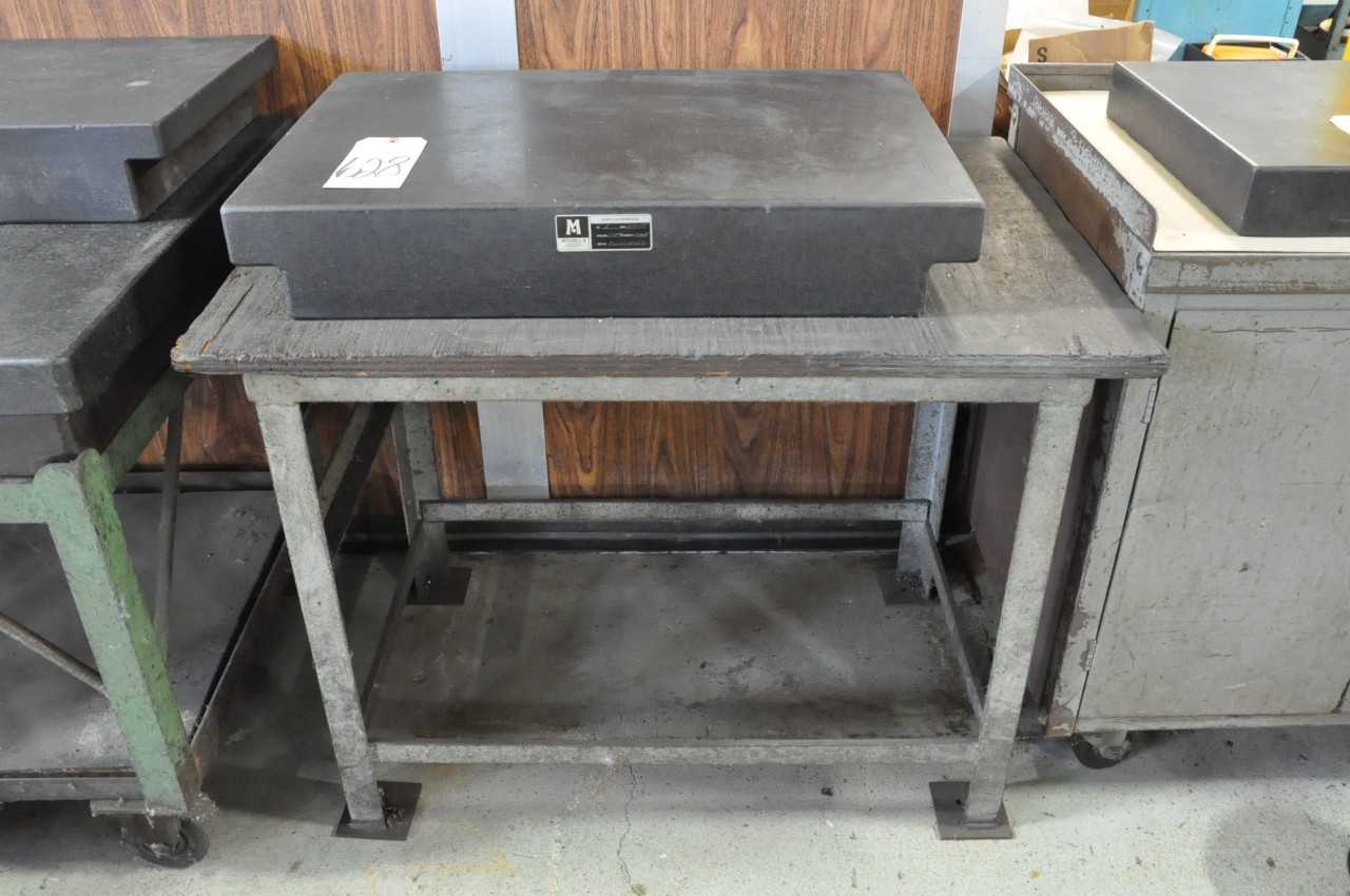 Mitchells 2 Ledge Black Granite Surface Plate with Steel Stand - ELECTRIC POWER TOOLS