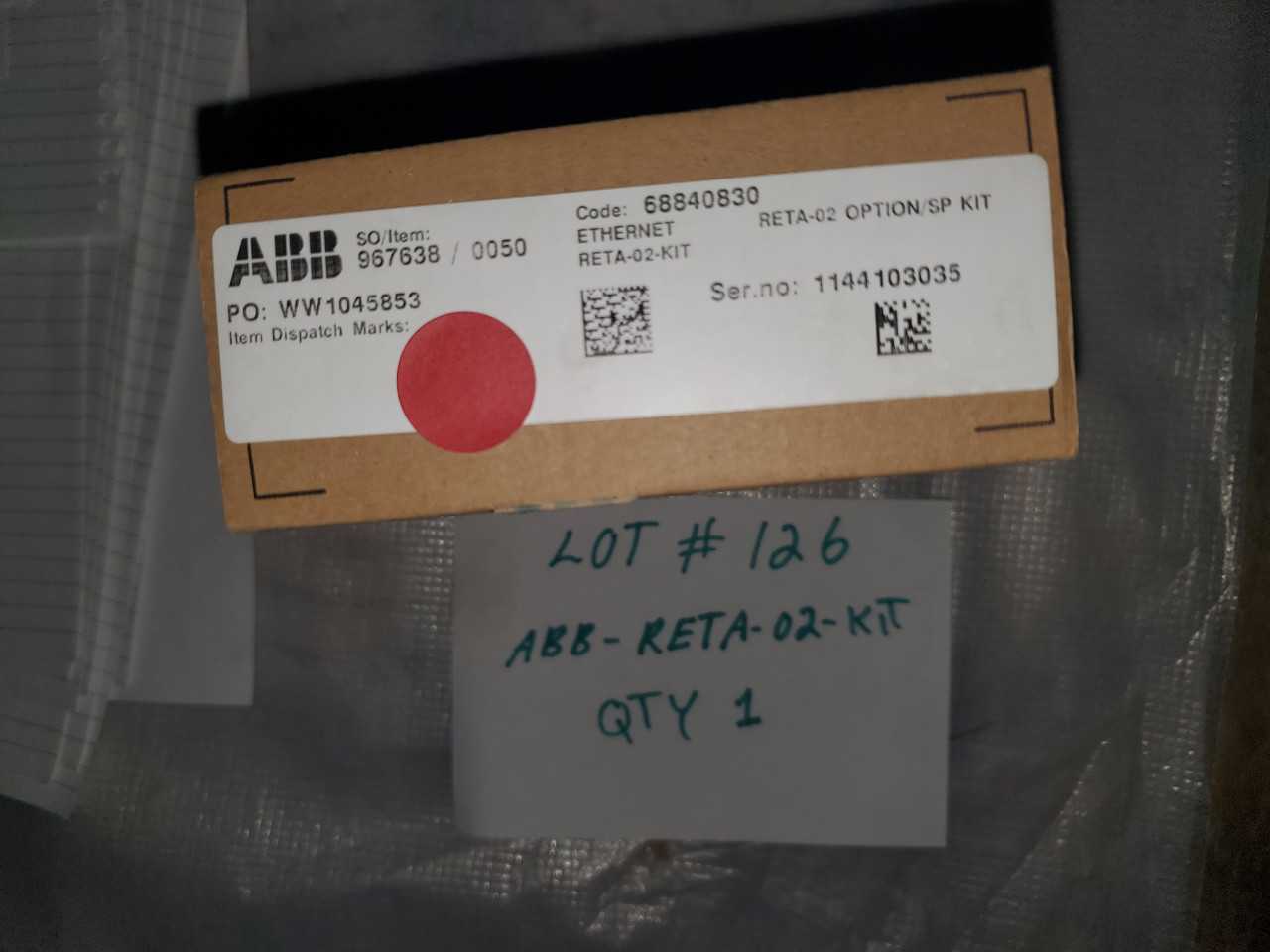 ABB - RETA-02-KIT QTY.1 - AUTOMATION & CONTROLS