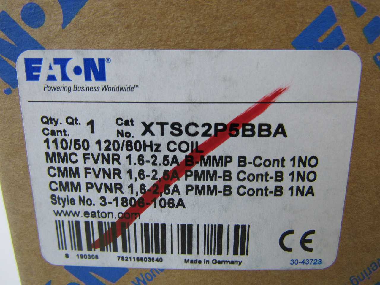 Quantity of 12x XTSC2P5BBA Starters - MOTOR STARTERS
