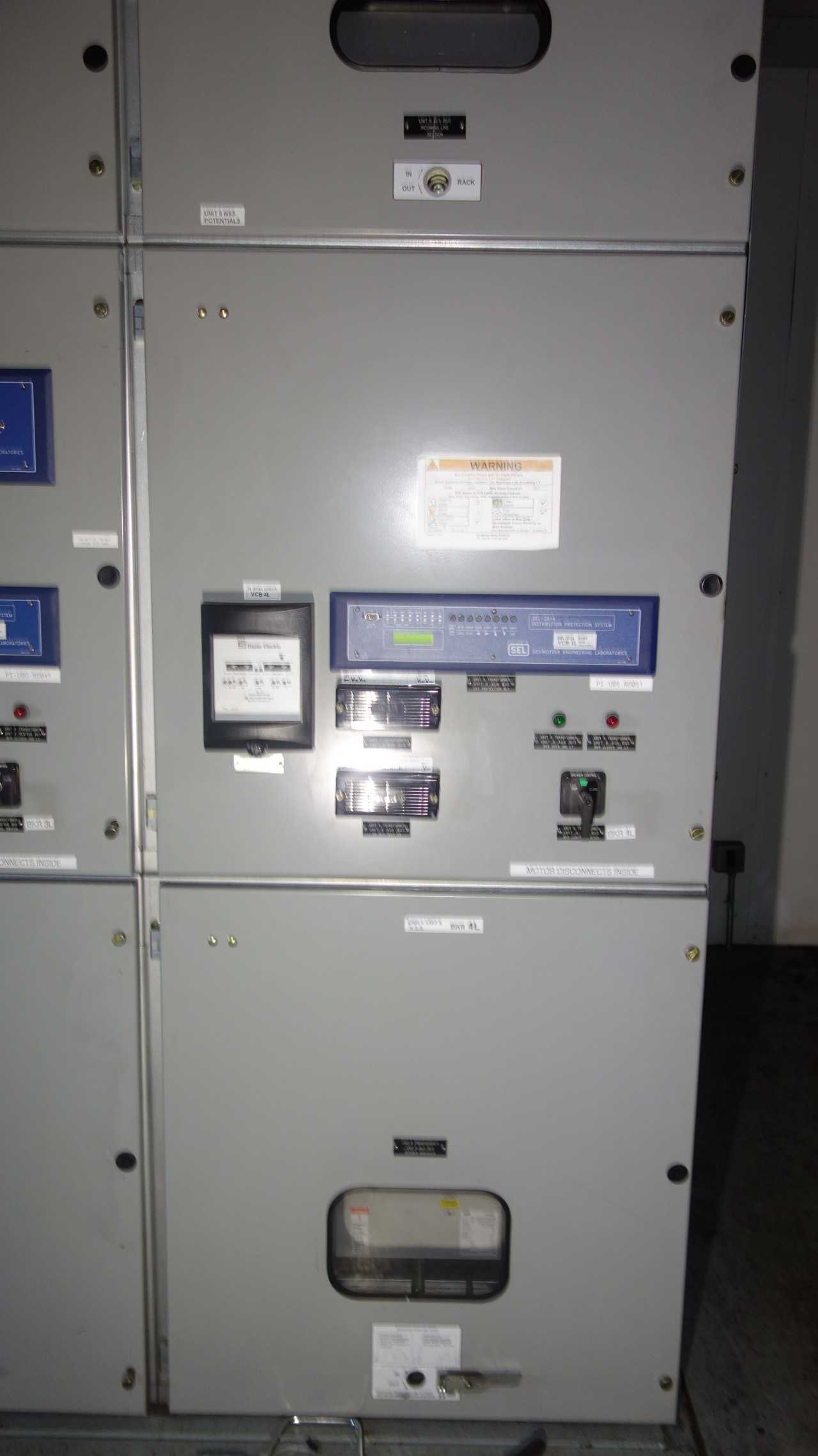 X5 VERTICAL SECTIONS OF ABB ADVAC SWITCHGEAR PANELS - AUTOMATION & CONTROLS