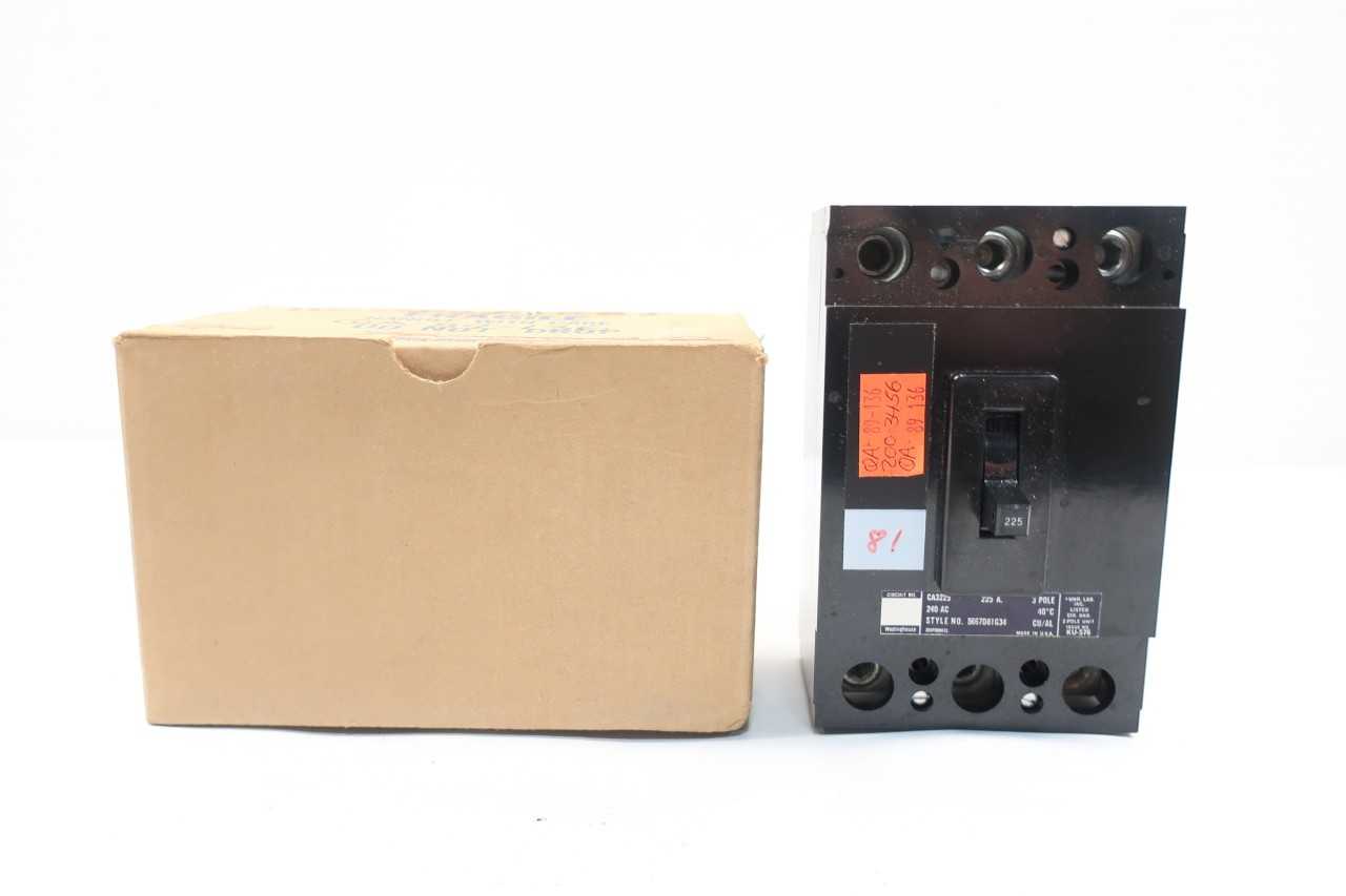 NEW WESTINGHOUSE 225A CIRCUIT BREAKER - MISCELLANEOUS