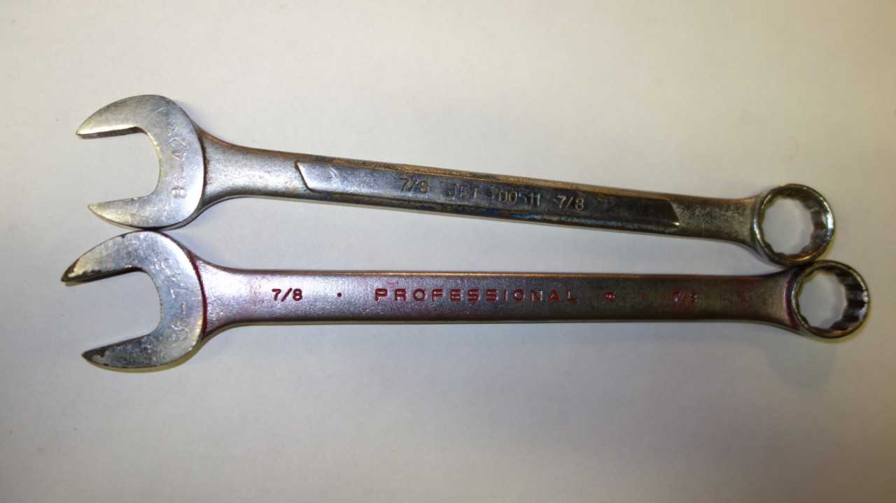 LOT OF 11 ASSORTED COMBINATION WRENCHES - HAND TOOLS
