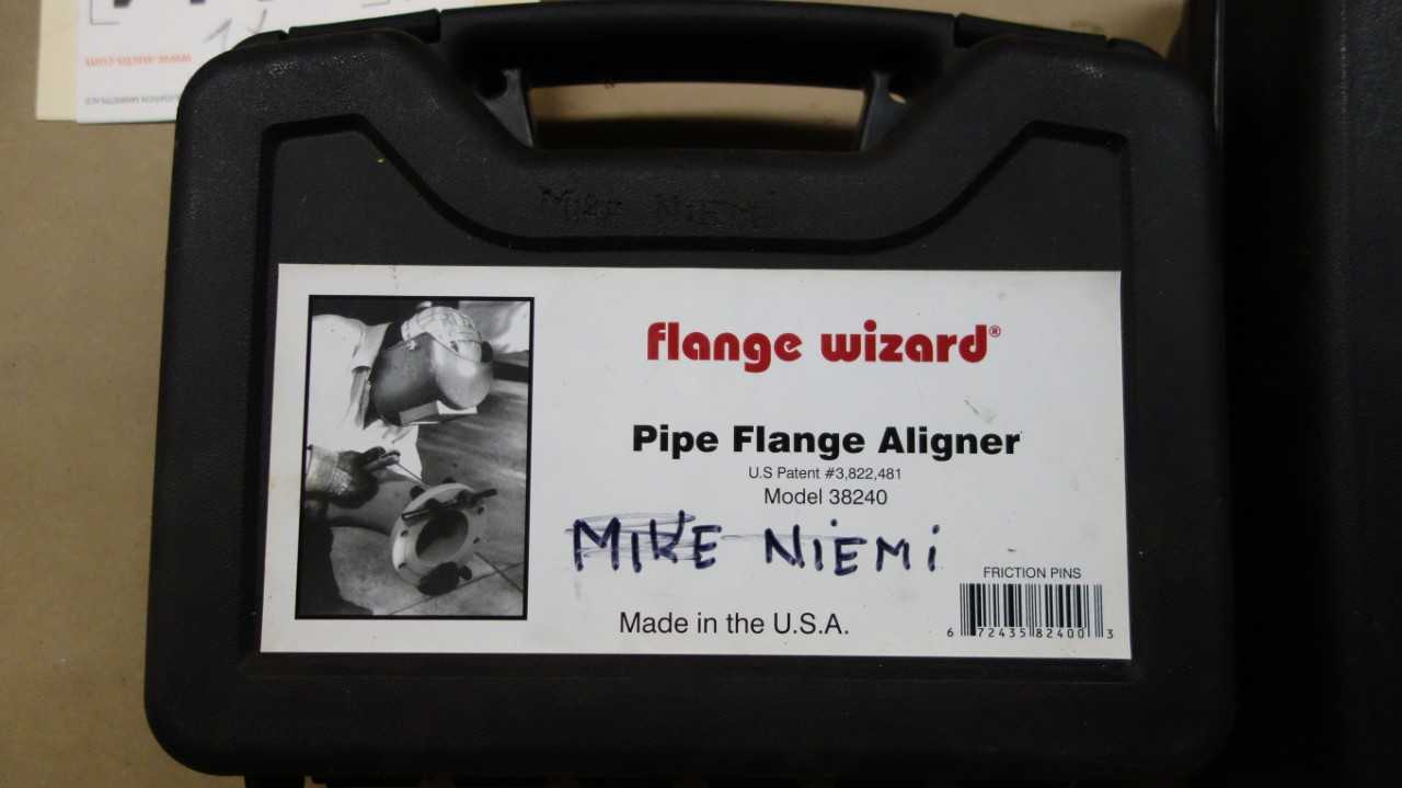 LOT OF 2 FLANGE WIZARD MODEL 38240 PIPE FLANGE ALIGNER KIT - ELECTRIC POWER TOOLS