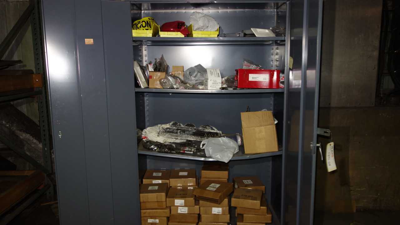 CABINET WITH SPARE PARTS - MISCELLANEOUS