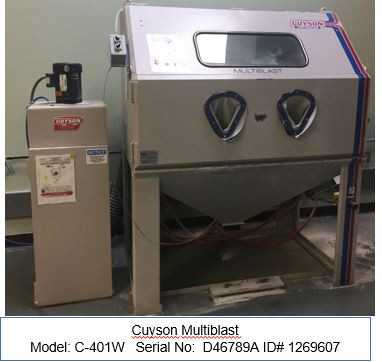 Multiblast Unit - SAND BLASTING MACHINE