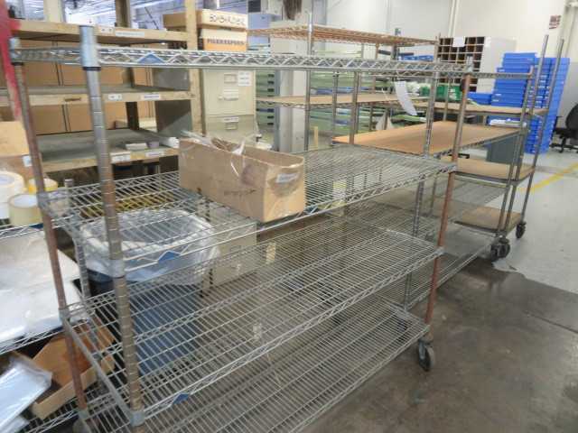 Metro Metal Carts (7) more could be added - MISCELLANEOUS