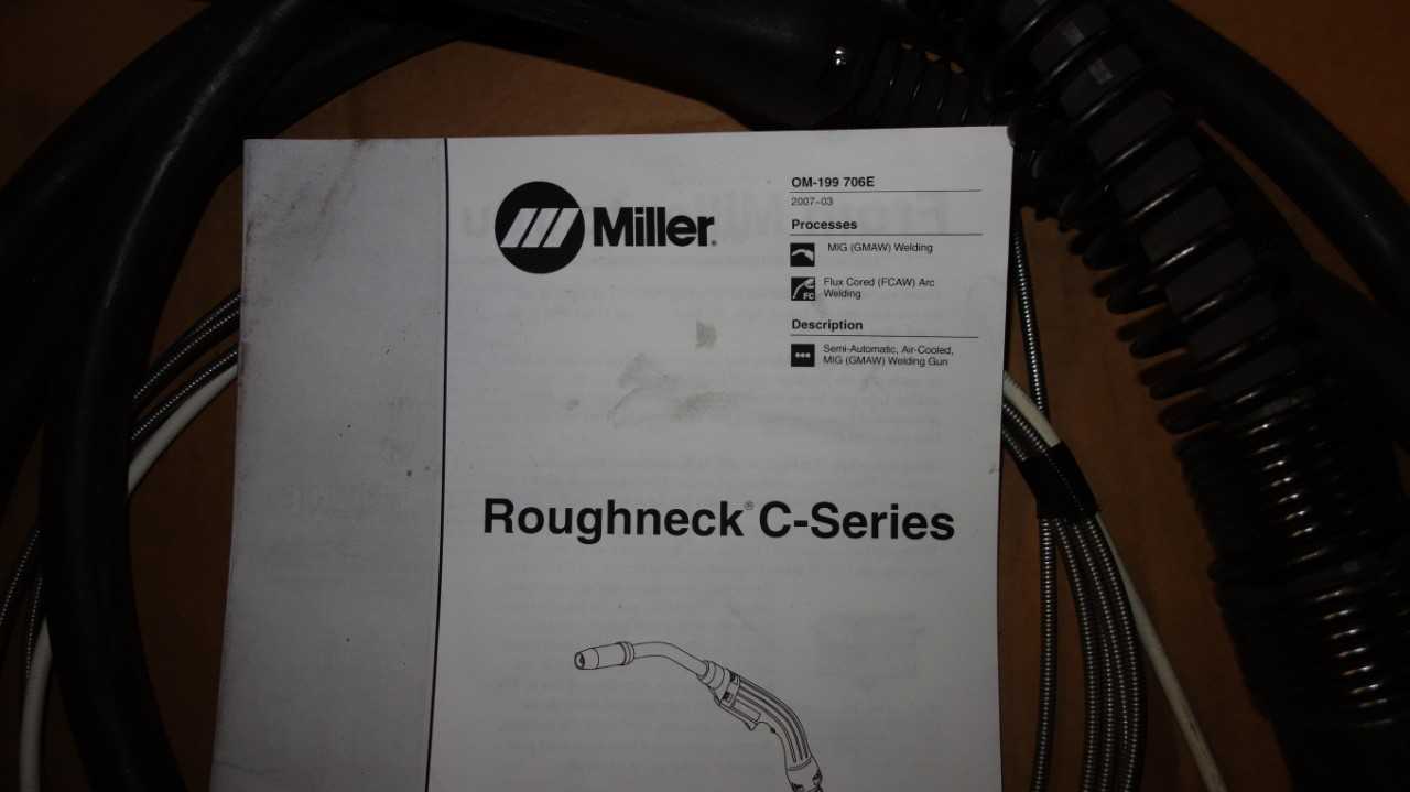 MILLER ROUGH NECK C SERIES C-4015 400 AMP 15 FT MIG WELDING GUN - WELDING EQUIPMENT