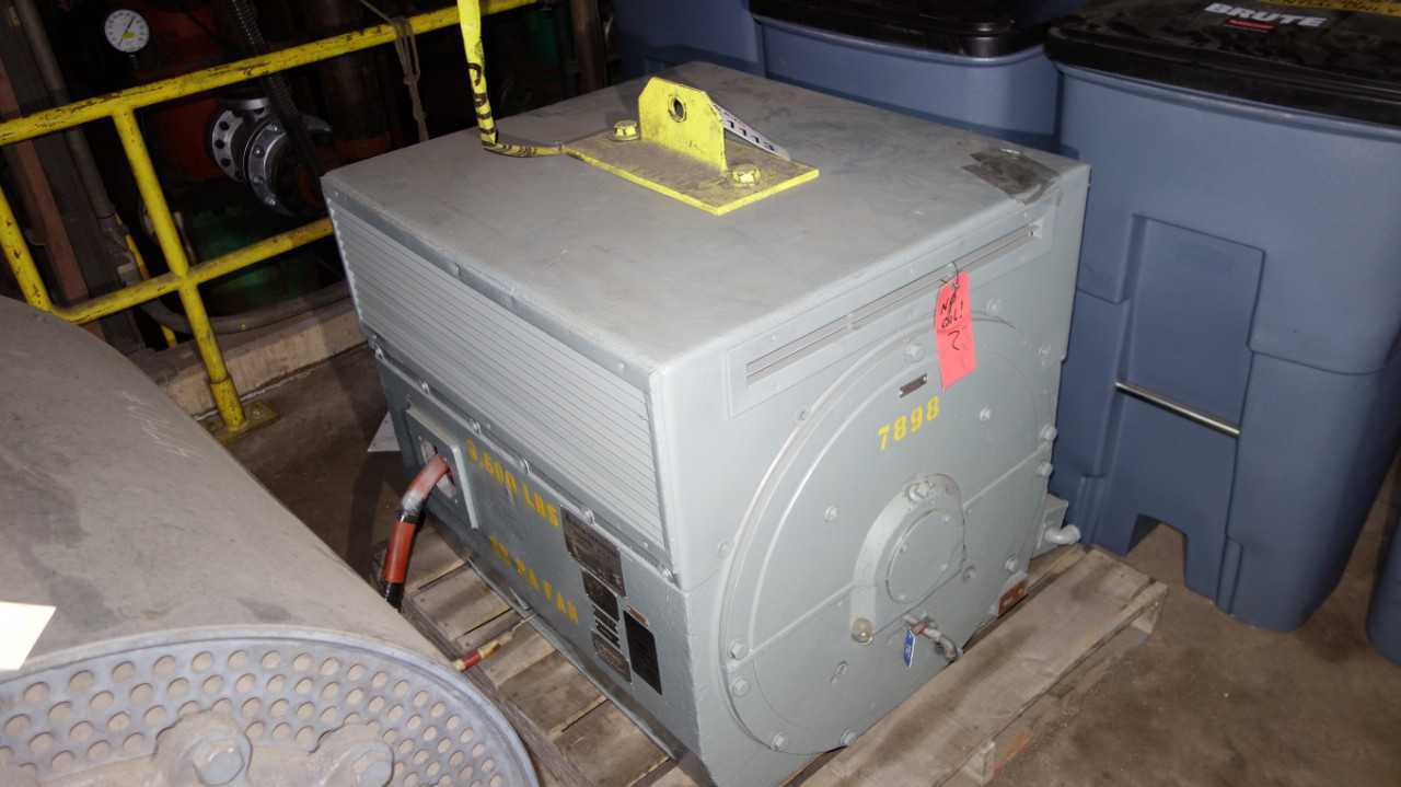 ALLIS CHALMERS 127 RG 600HP MOTOR 2300V 586US 1780RPM - ELECTRIC MOTORS