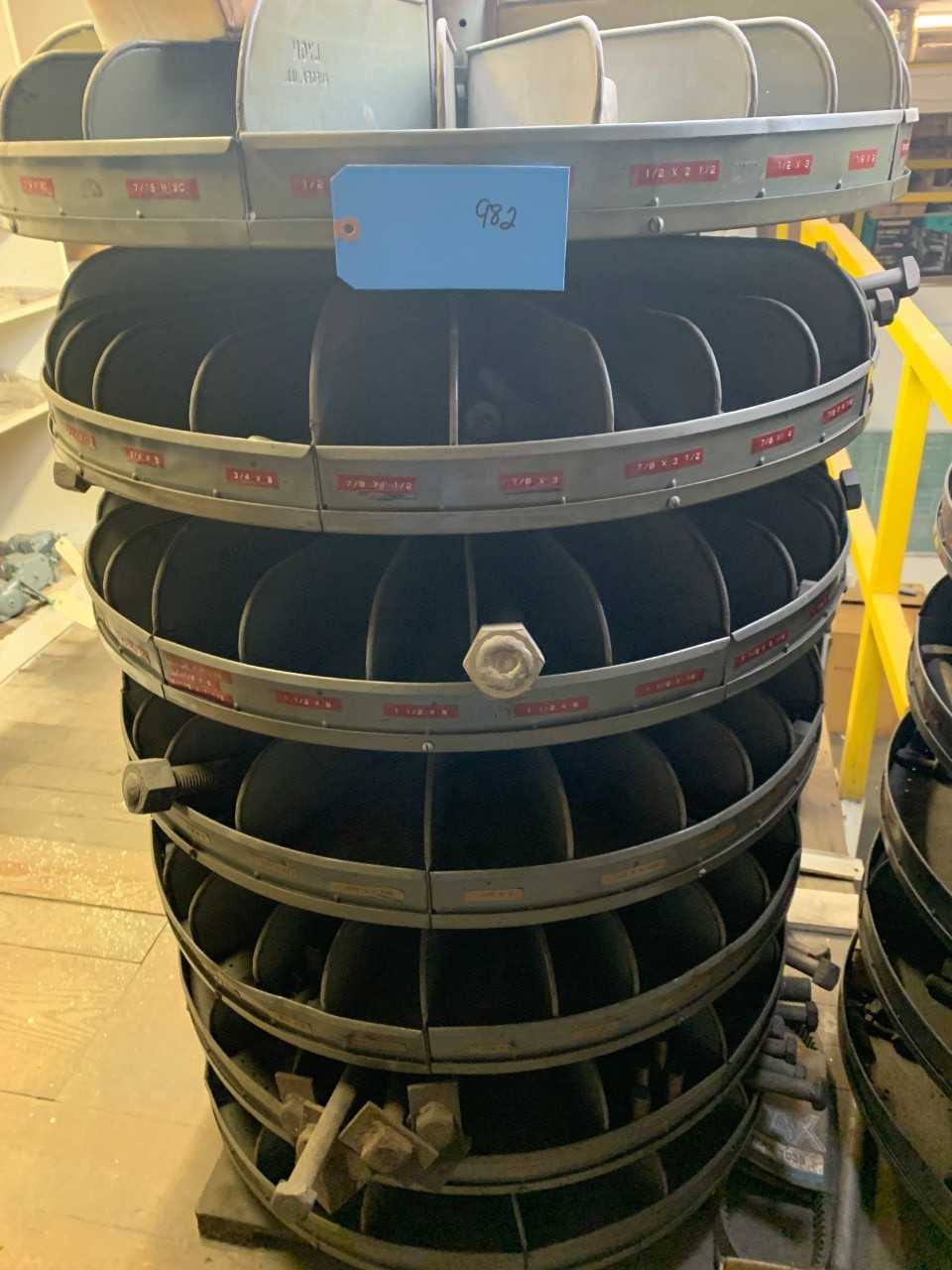 Large Bin of large Nuts and Bolts - INDUSTRIAL PARTS