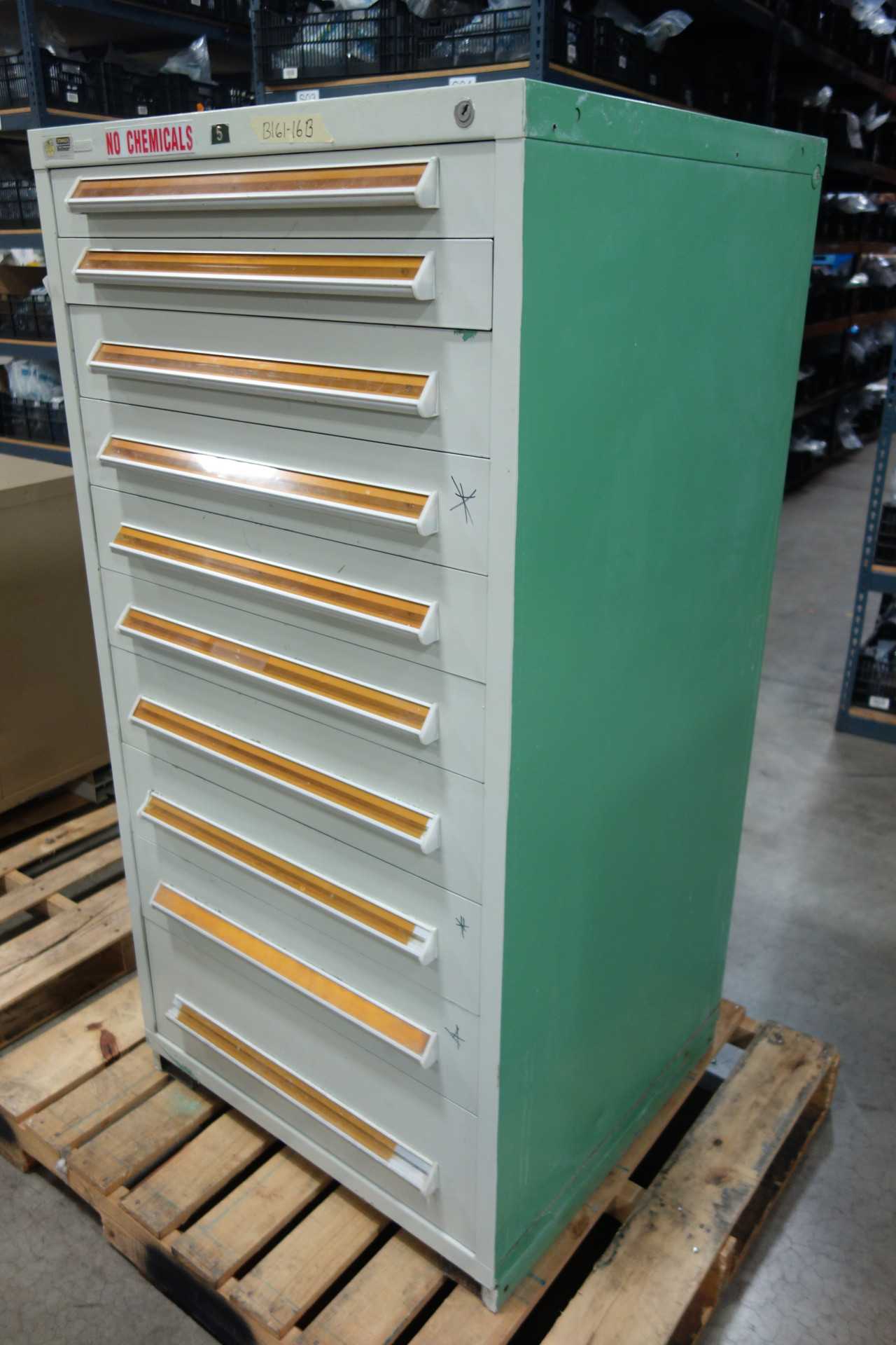 STANLEY VIDMAR 10 DRAWER TOOL CABINET - TOOL STORAGE
