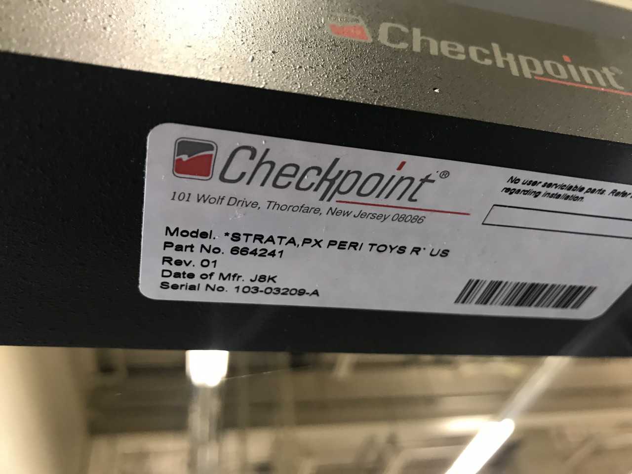 CHECKPOINT STRATA PX PERI TOYS R' US - INDUSTRIAL PARTS