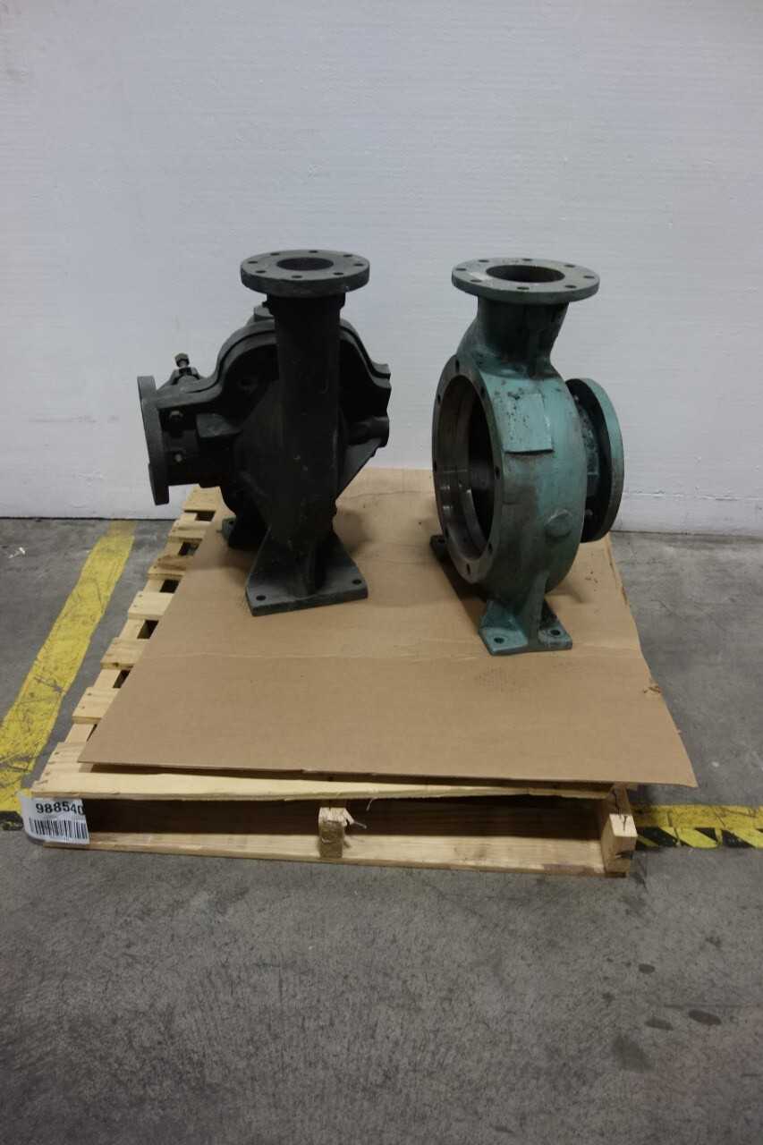LOT OF 2 ASSORTED PUMP CASINGS - PUMPS