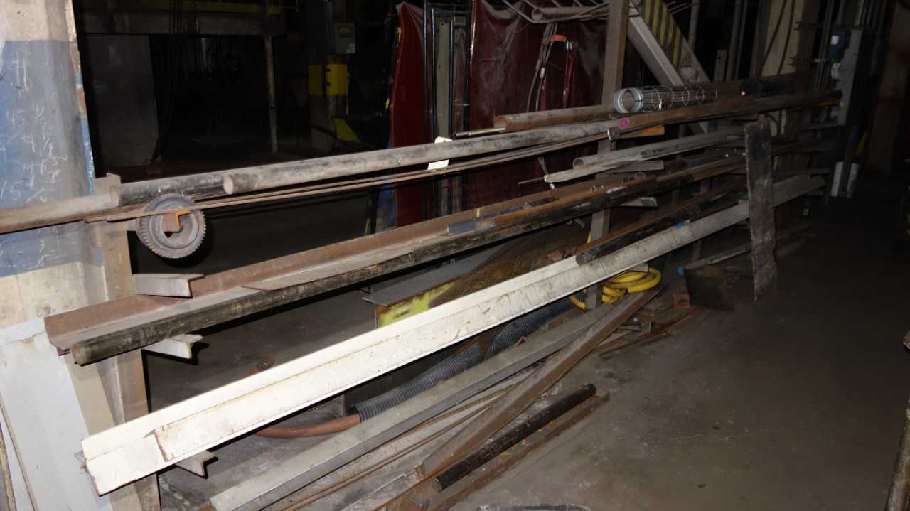 METAL PLATE AND PIPE STOCK WITH CANTILEVER RACK - MISCELLANEOUS