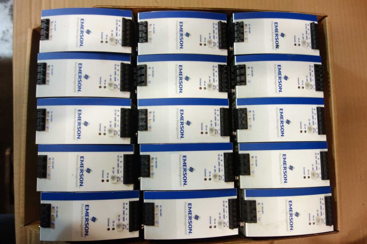 1 LOT OF EMERSON POWER SUPPLY MODULE 1X00781H01L - AUTOMATION & CONTROLS