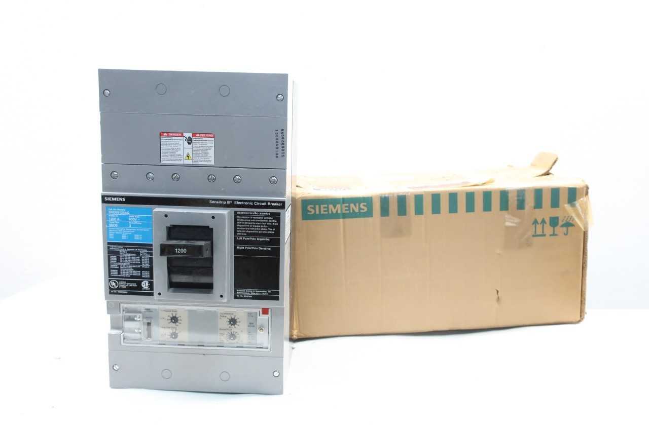 SIEMENS SND69120AG MOLDED CASE CIRCUIT BREAKER 3P 1200A 600VAC - CIRCUIT BREAKERS SIEMENS SND69120AG MOLDED CASE CIRCUIT BREAKER 3P 1200A 600VAC - CIRCUIT BREAKERS