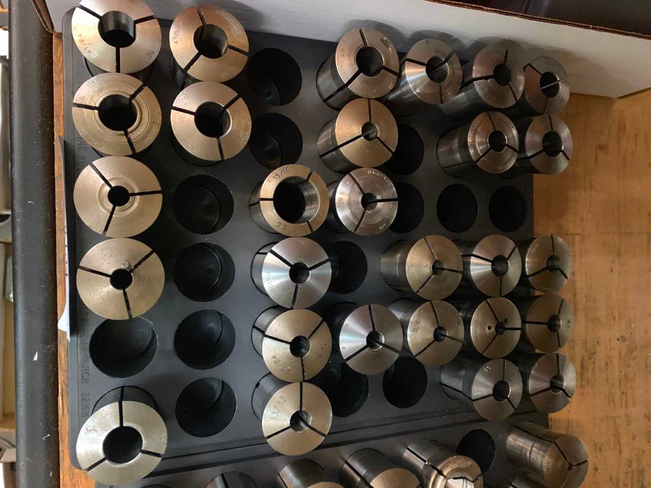Misc 5C Collets w/ Racks - ELECTRIC POWER TOOLS