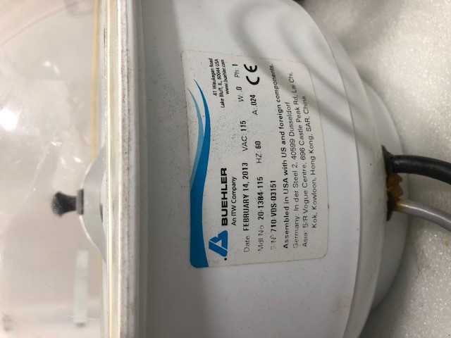 Buehler 20-1384-115 Cast N' Vac 1000 Vacuum Chamber - LAB & SCIENTIFIC