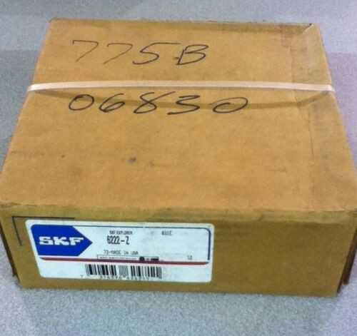 NEW IN BOX SKF ROLLER BALL BEARING 6222-Z - BEARINGS NEW IN BOX SKF ROLLER BALL BEARING 6222-Z - BEARINGS