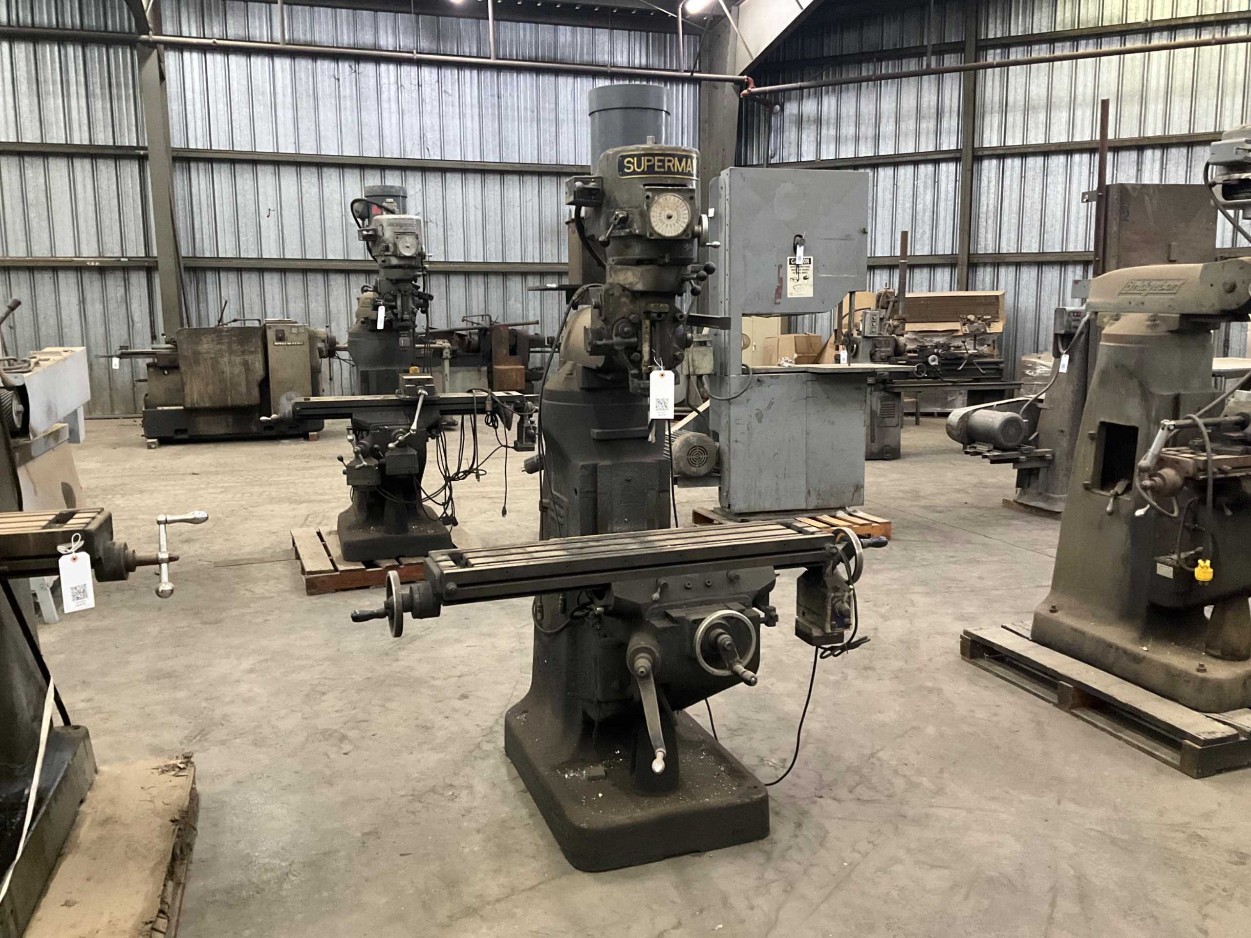 1981 SUPERMAX VERTICAL BORING MILL