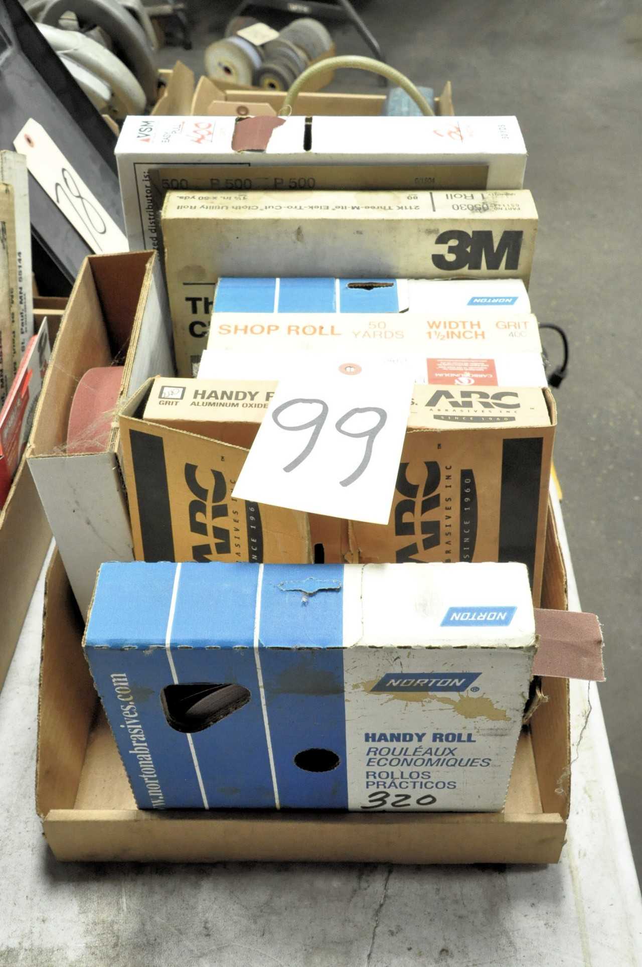 Lot Roll Paper Sanding Supplies in 1 Box - PULP & PAPER