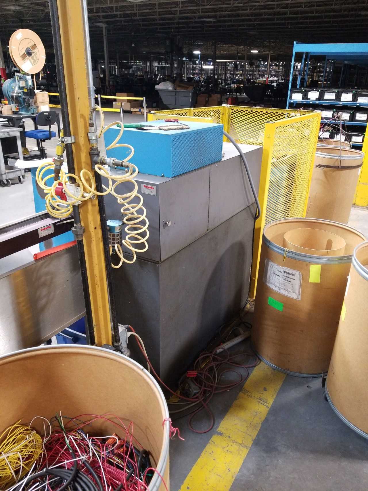 Eubanks 2700-04H 6650-018 High Speed Pneumatic Wire Stripper with Feeder and Stacker - WIRE FEEDERS