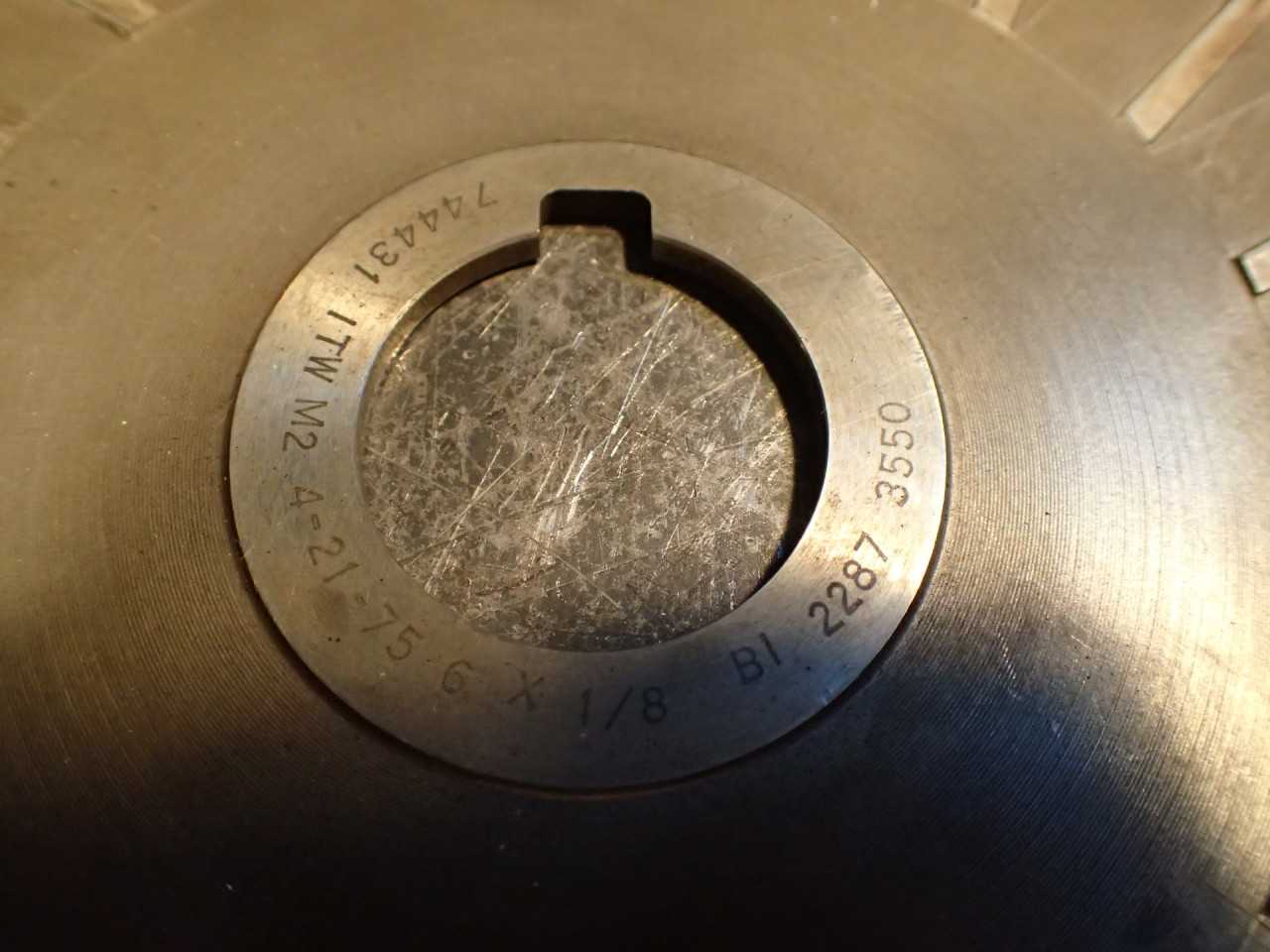 6" OD x 1/8" Staggered Tooth Side Milling Cutter: 1-1/4" Horizontal Arbor Hole - MILLING TOOLS