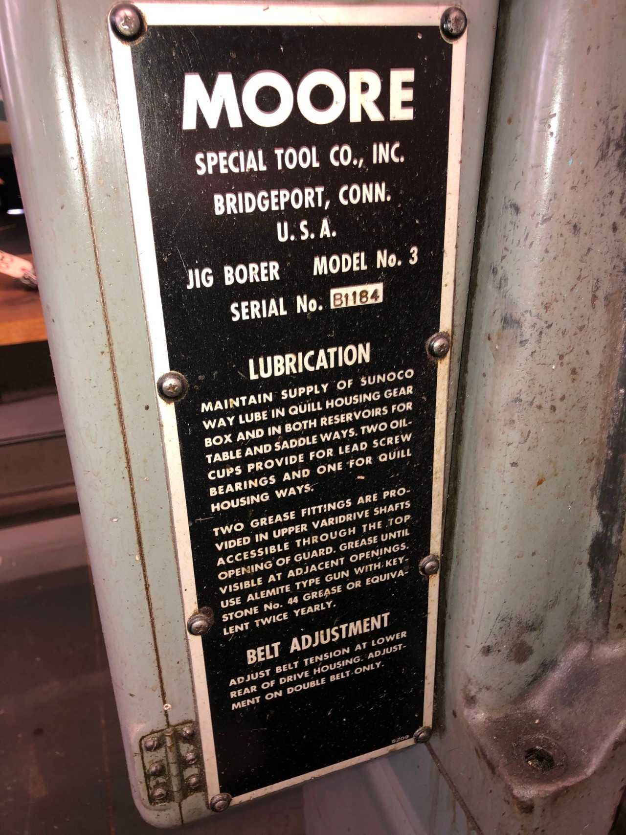 Moore Jig Borer with Tooling - MACHINING ACCESSORIES & TOOLING