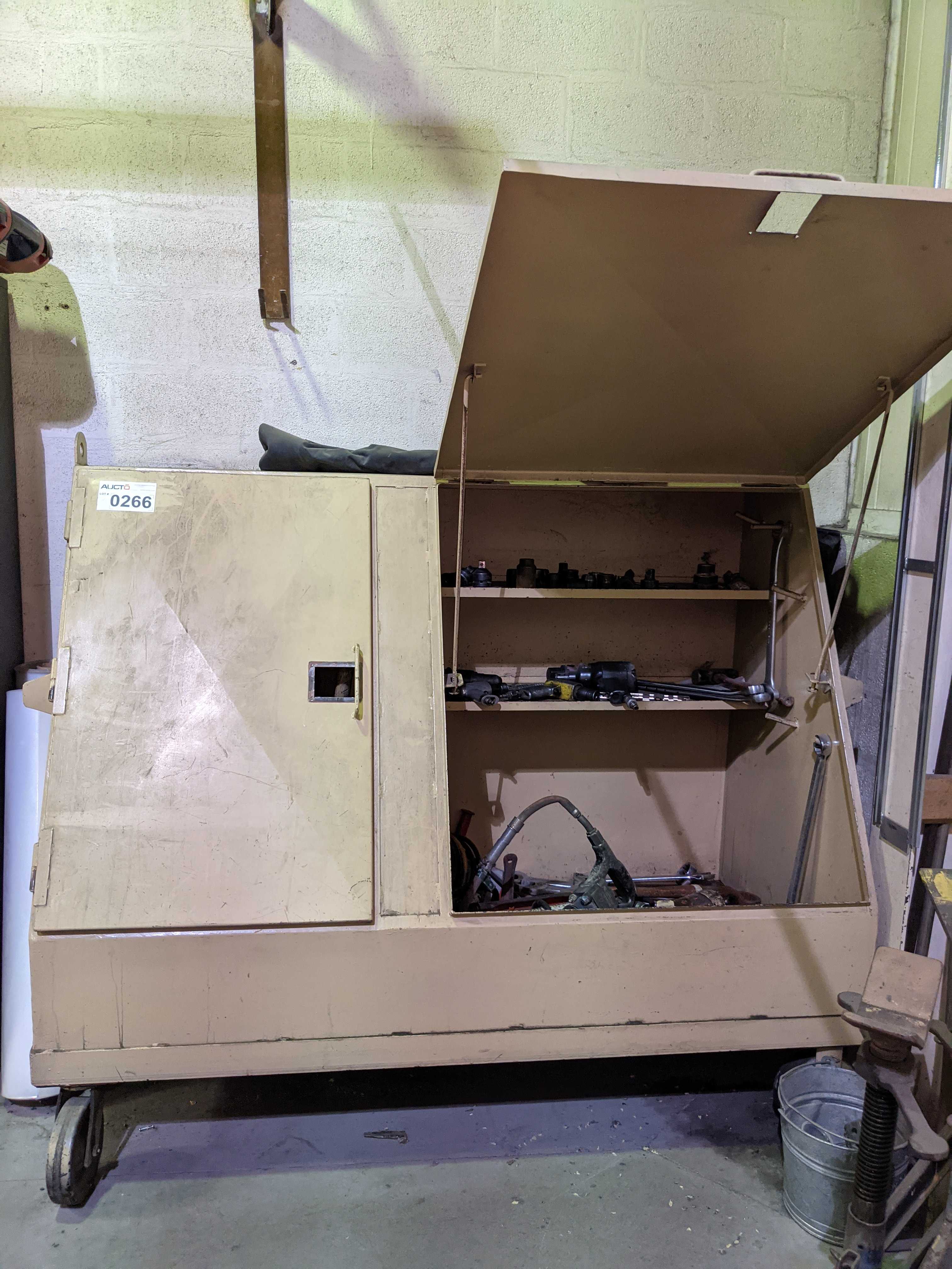 CONTENTS OF CABINET - TOOL STORAGE