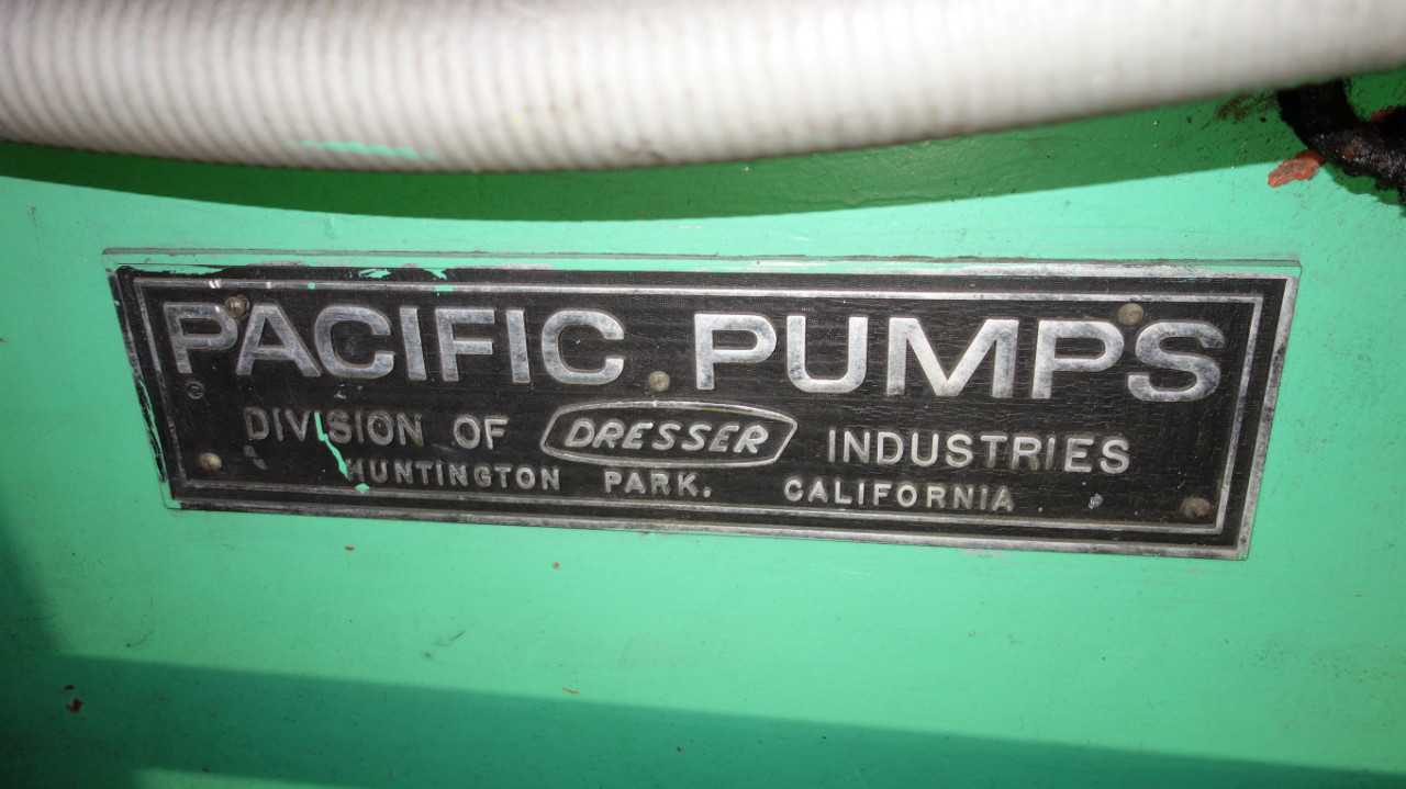 PACIFIC PUMPS SIZE 4SRL BFI BOILER FEED PUMP 758GPM - MISCELLANEOUS