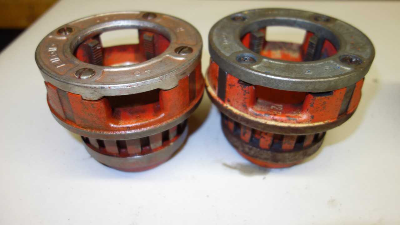 LOT OF 2 RIDGID 2 IN DIE HEADS - ELECTRIC POWER TOOLS