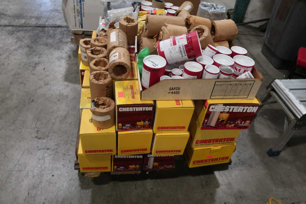 1 PALLET OF ASSORTED PUMP PACKING CHESTERTON NGP GARLOCK - PUMPS