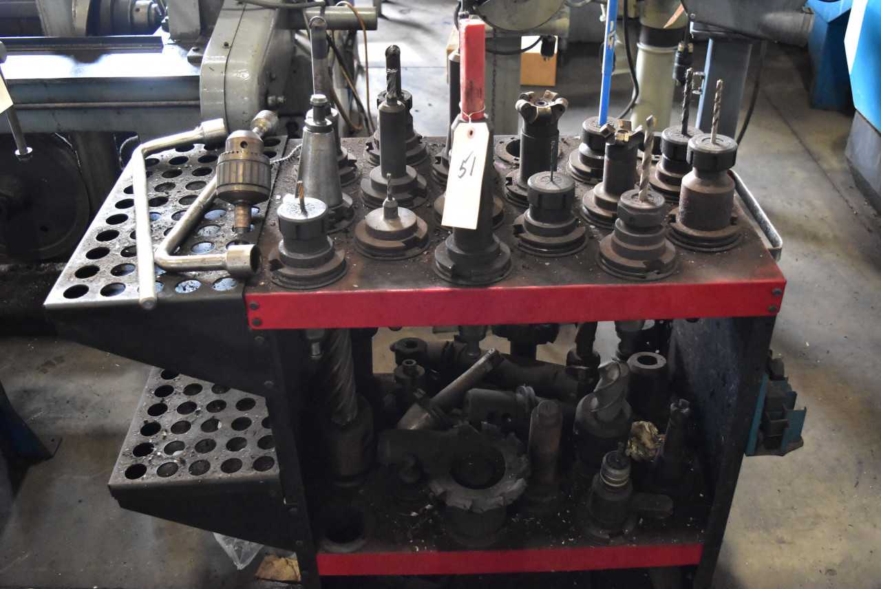 Toolholder cart with Misc Toolholders - ROLLING CARTS