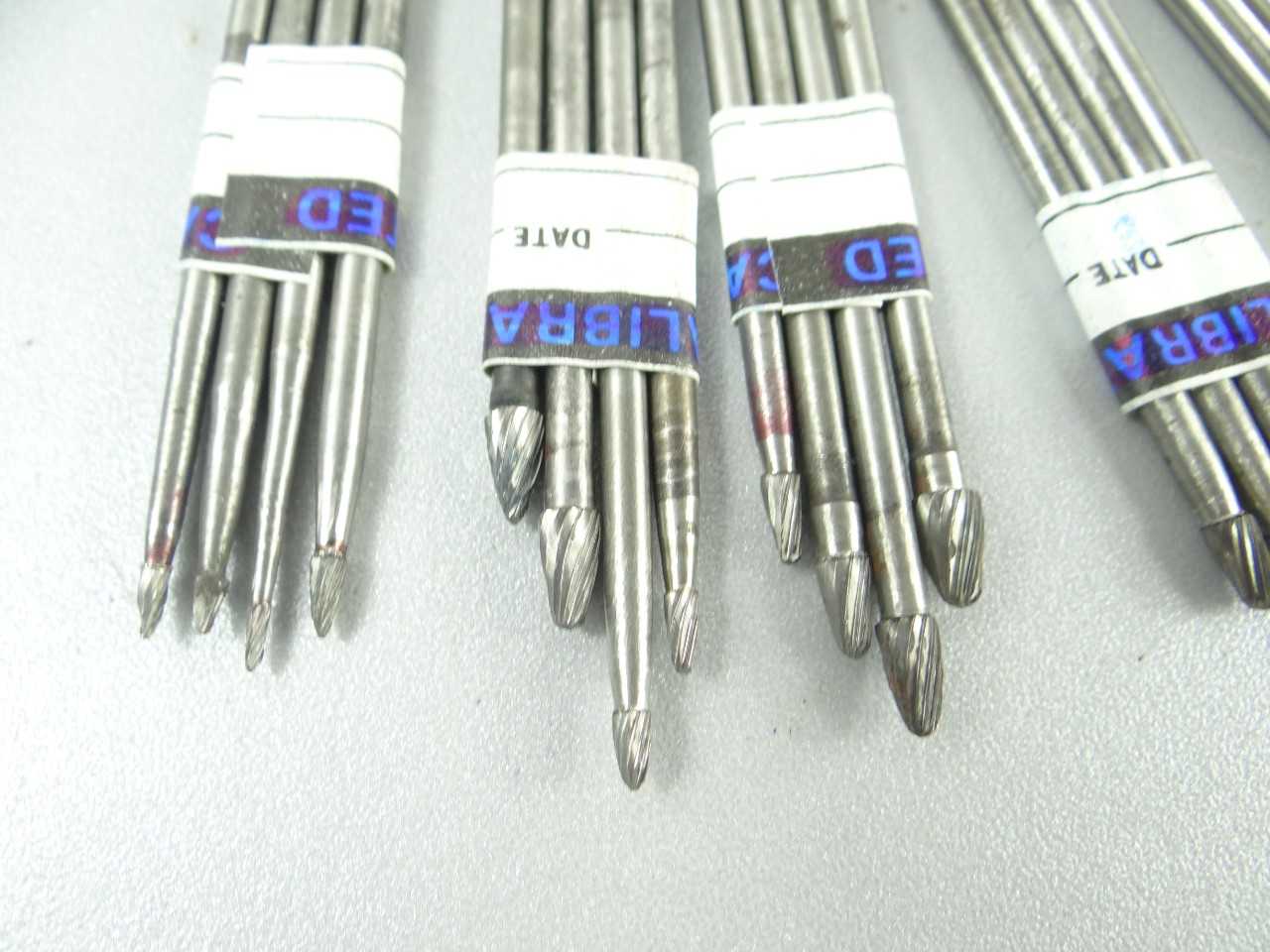 Lot of 32 Assorted Carbide Head Burrs - MACHINE TOOLING