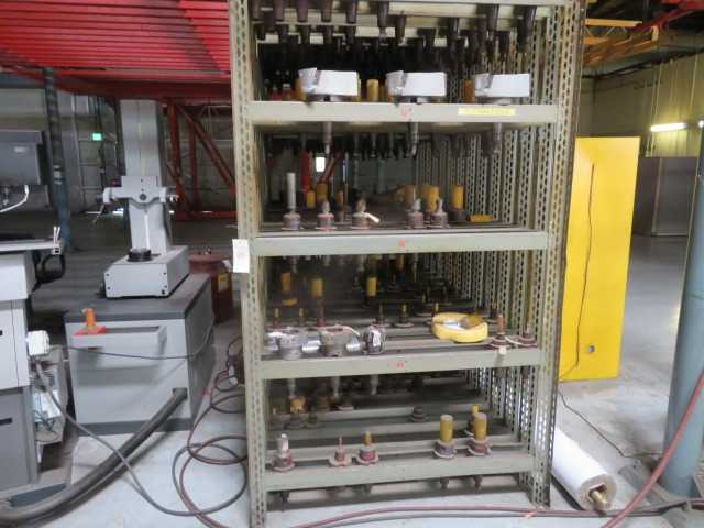 Racks of #50 taper Tooling and Tool holders - MACHINING ACCESSORIES & TOOLING