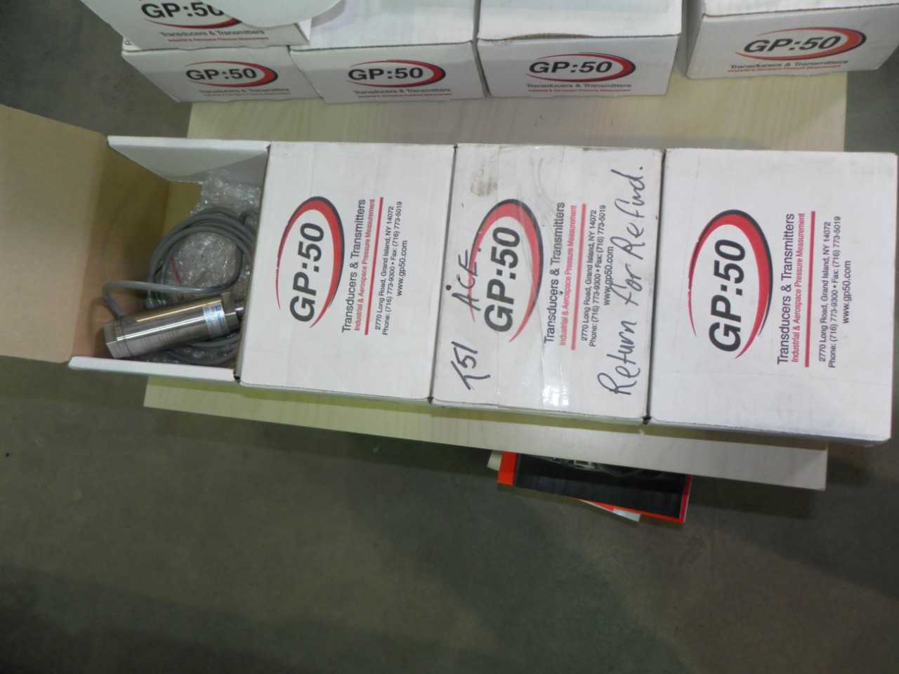 GP:50 TRANSDUCERS 0 PSIG to 10,000 PSIG - MACHINING EQUIPMENT