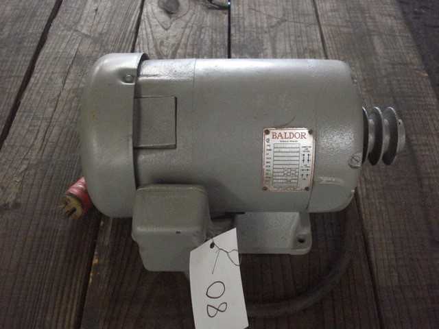 1.5 H.P BALDOR MOTOR - MACHINING ACCESSORIES & TOOLING 1.5 H.P BALDOR MOTOR - MACHINING ACCESSORIES & TOOLING