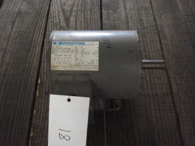 1.5 H.P MARATHON ELECTRIC MOTOR - MACHINING ACCESSORIES & TOOLING 1.5 H.P MARATHON ELECTRIC MOTOR - MACHINING ACCESSORIES & TOOLING