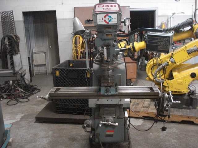 CLAUSING KONDIA KNEE MILL TYPE SV-300 - MACHINING ACCESSORIES & TOOLING CLAUSING KONDIA KNEE MILL TYPE SV-300 - MACHINING ACCESSORIES & TOOLING