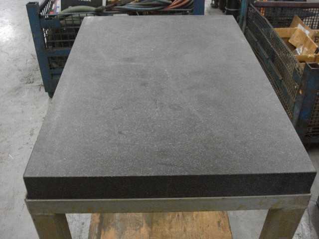 GRANITE SURFACE PLATE ON STAND 24 X 36 X 4 - MACHINING ACCESSORIES & TOOLING