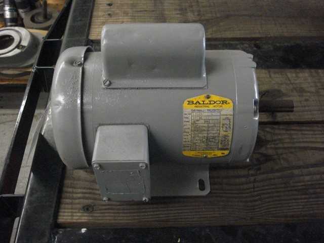 BALDOR 3/4 H.P MOTOR - MACHINING ACCESSORIES & TOOLING BALDOR 3/4 H.P MOTOR - MACHINING ACCESSORIES & TOOLING