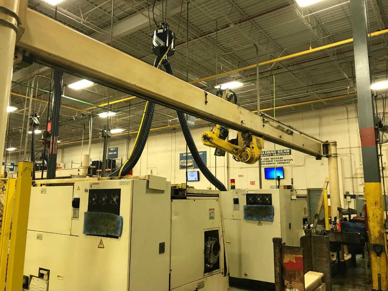 FANUC GANTRY ROBOT WITH 23' RAIL, MODEL M-16IT, RJ3 CONTROL - MACHINING ACCESSORIES & TOOLING
