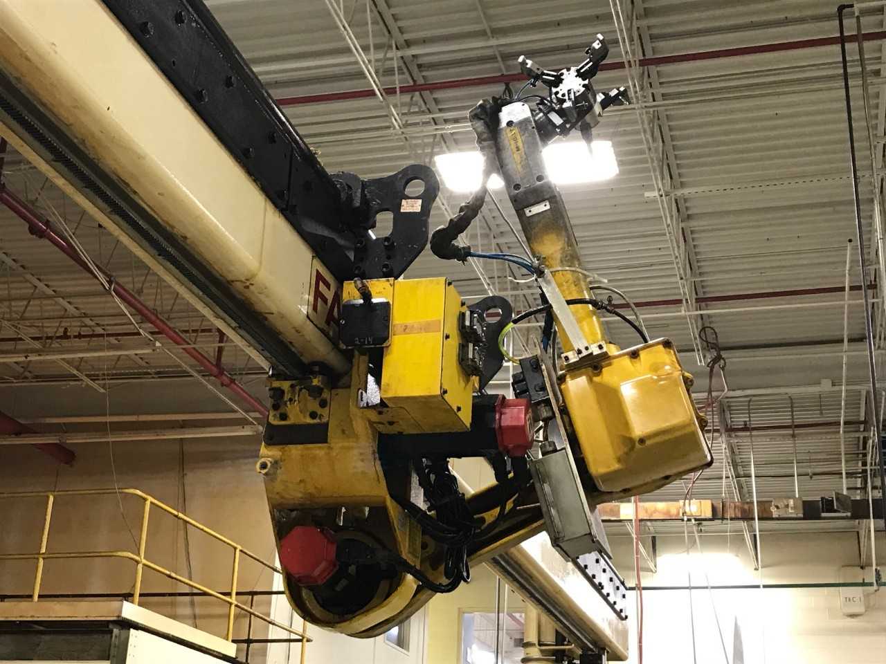 FANUC GANTRY ROBOT WITH 23' RAIL, MODEL M-16IT, RJ3 CONTROL - MACHINING ACCESSORIES & TOOLING FANUC GANTRY ROBOT WITH 23' RAIL, MODEL M-16IT, RJ3 CONTROL - MACHINING ACCESSORIES & TOOLING