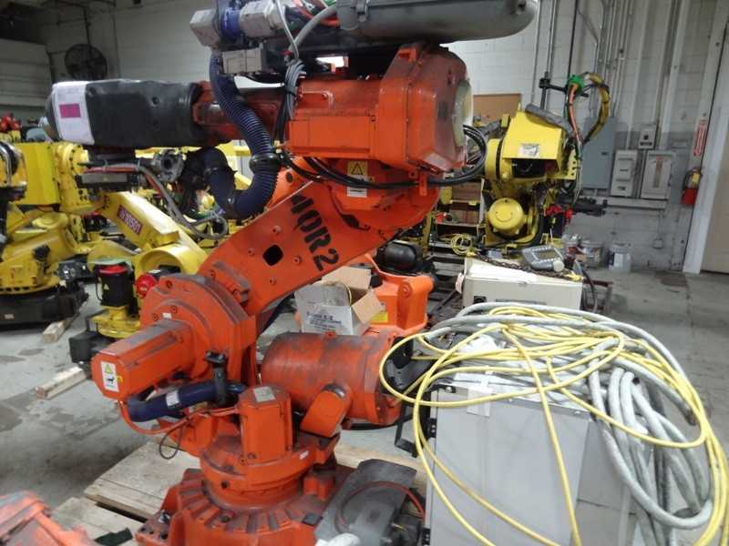 ABB IRB 6640/235/2.55 WITH IRC 5 CONTROLS, CABLES & TEACH - INDUSTRIAL ROBOTS