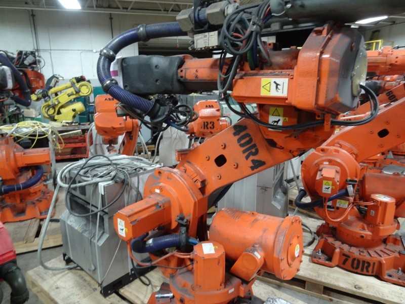ABB ROBOT IRB 6640-235/2.55 WITH IRC 5 CONTROLS, CABLES & TEACH - INDUSTRIAL ROBOTS