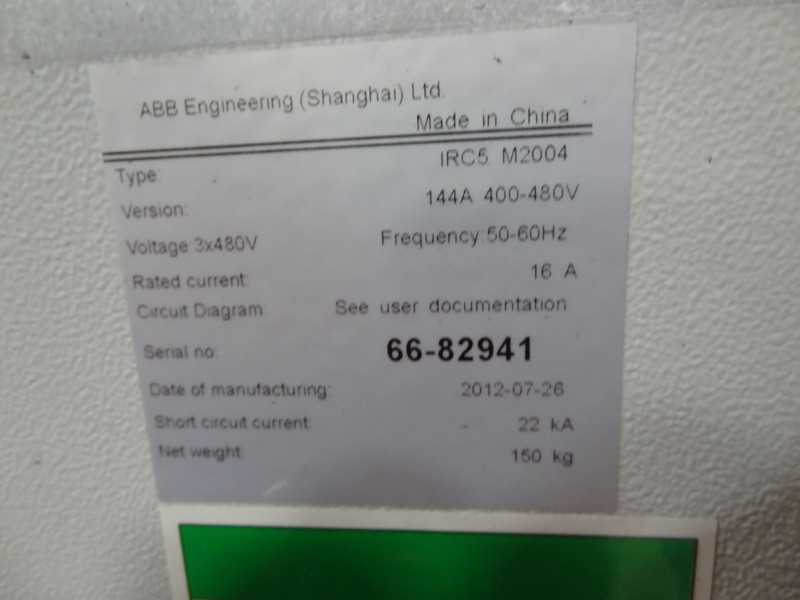ABB ROBOT IRB 6640-235/2.55 WITH IRC 5 CONTROLS, CABLES & TEACH - INDUSTRIAL ROBOTS