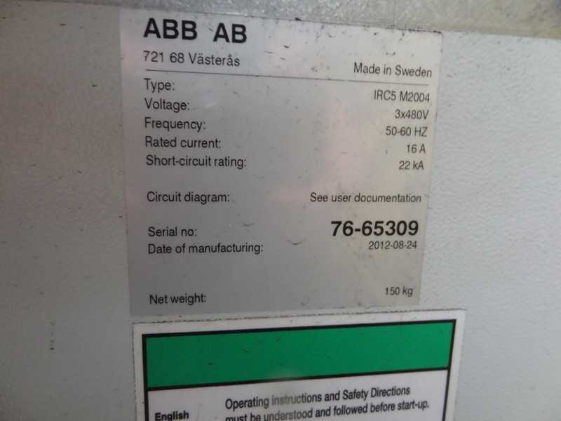 ABB  ROBOT IRB 7600-340/2.8 WITH IRC 5 CONTROLS, CABLES & TEACH - INDUSTRIAL ROBOTS