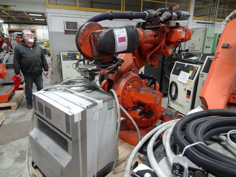 ABB ROBOT IRB 7600-340/2.8 WITH IRC 5 CONTROLS, CABLES & TEACH - INDUSTRIAL ROBOTS