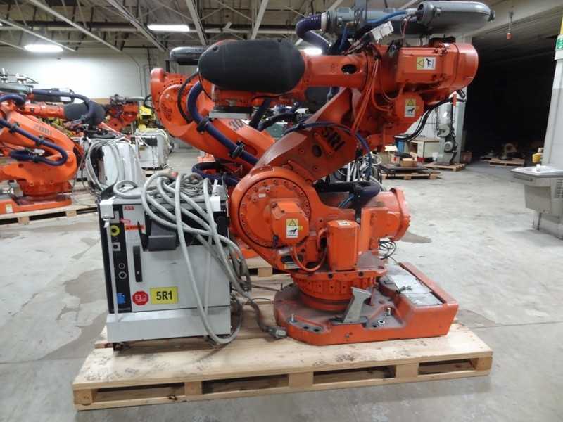 ABB ROBOT IRB 7600-500/2.55 WITH IRC 5 CONTROLS, CABLES & TEACH - INDUSTRIAL ROBOTS