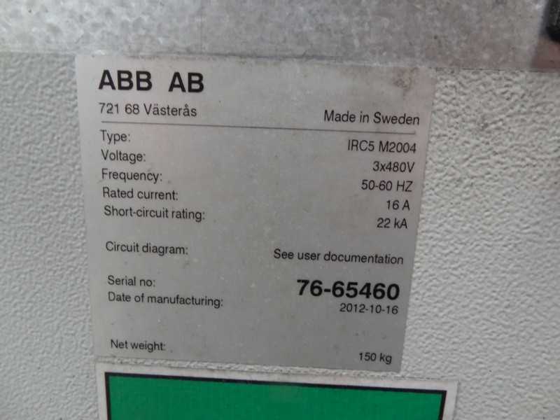 ABB ROBOT IRB 7600-500/2.55 WITH IRC 5 CONTROLS, CABLES & TEACH - INDUSTRIAL ROBOTS